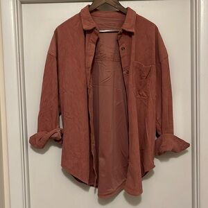 💕pink/mauve corduroy Shacket